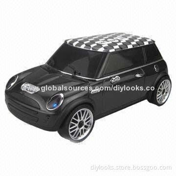 Car Style Portalbe Mini Subwoofer USB Speaker Support Micro SD / TF Card and FM